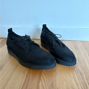 Rag & Bone Men's Black Casual Lace-Up Suede Shoes
